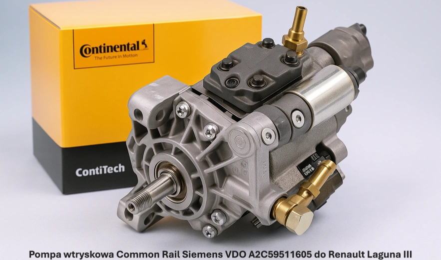 Pompa wtryskowa Common Rail Siemens VDO A2C59511605 do Renault Laguna III 1.5 dCi 110, 81 kW – nowa, regeneracja