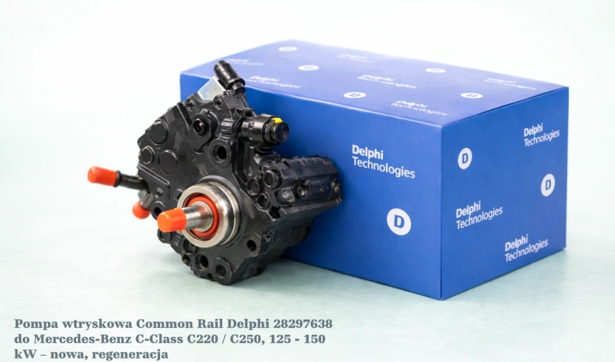 Pompa wtryskowa Common Rail Delphi 28297638 do Mercedes-Benz C-Class C220 / C250, 125 - 150 kW – nowa, regeneracja