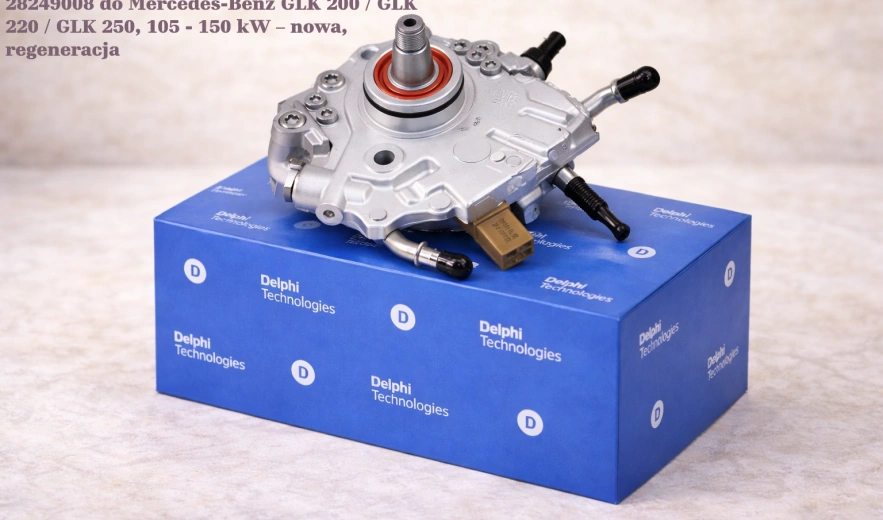 Pompa wtryskowa Common Rail Delphi 28249008 do Mercedes-Benz GLK 200 / GLK 220 / GLK 250, 105 - 150 kW – nowa, regeneracja