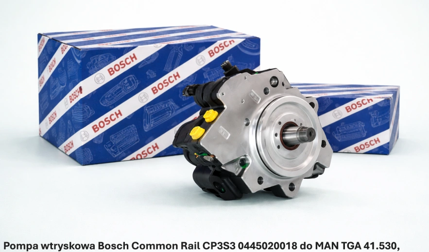 Pompa wtryskowa Bosch Common Rail CP3S3 0445020018 do MAN TGA 41.530, 12.8 l, D2876 LF13 - nowa, regeneracja, cena