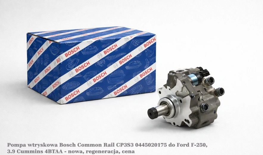 Pompa wtryskowa Bosch Common Rail CP3S3 0445020175 do Ford F-250, 3.9 Cummins 4BTAA - nowa, regeneracja, cena