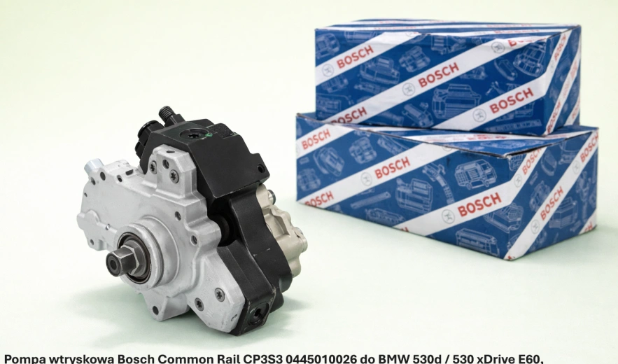 Pompa wtryskowa Bosch Common Rail CP3S3 0445010026 do BMW 530d / 530 xDrive E60, 3.0 D - nowa, regeneracja, cena
