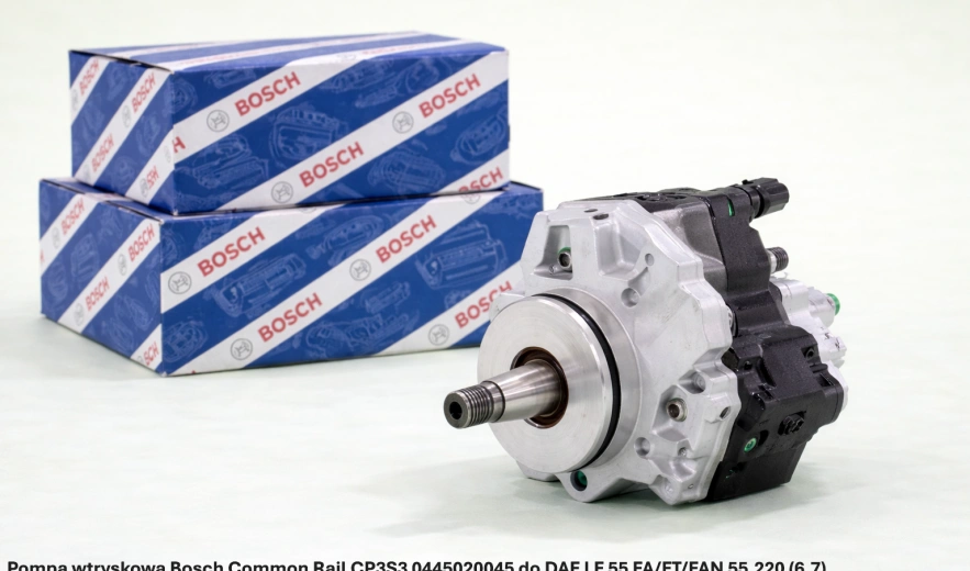 Pompa wtryskowa Bosch Common Rail CP3S3 0445020045 do DAF LF 55 FA/FT/FAN 55.220 (6.7), GR 165 S1 - nowa, regeneracja, cena