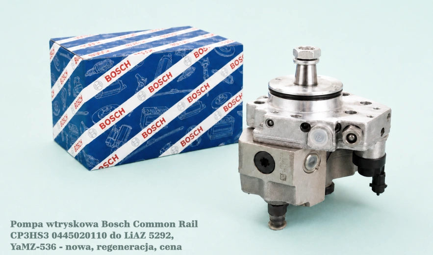 Pompa wtryskowa Bosch Common Rail CP3HS3 0445020110 do LiAZ 5292, YaMZ-536 - nowa, regeneracja, cena
