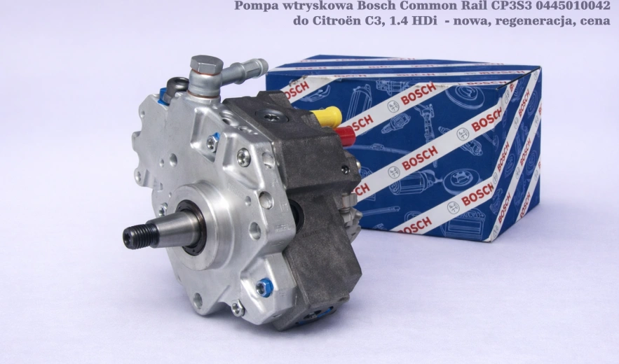 Pompa wtryskowa Bosch Common Rail CP3S3 0445010042 do Citroën C3, 1.4 HDi - nowa, regeneracja, cena