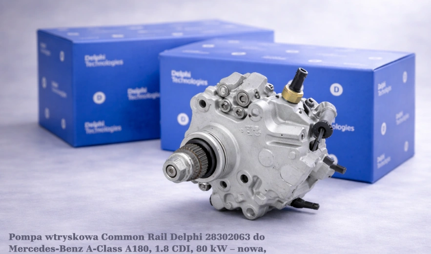 Pompa wtryskowa Common Rail Delphi 28302063 do Mercedes-Benz A-Class A180, 1.8 CDI, 80 kW – nowa, regeneracja