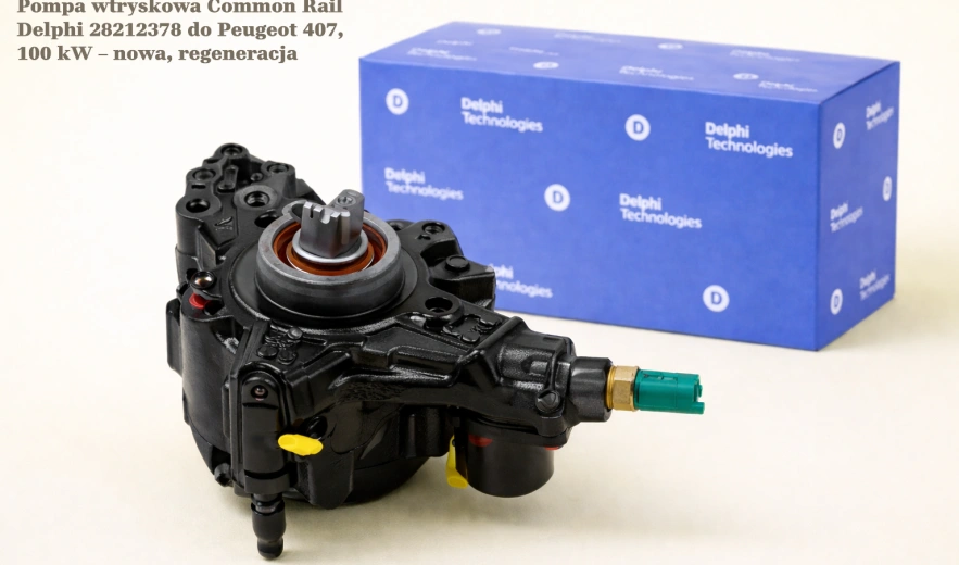 Pompa wtryskowa Common Rail Delphi 28212378 do Peugeot 407, 100 kW – nowa, regeneracja