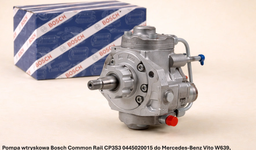Pompa wtryskowa Bosch Common Rail CP3S3 0445020015 do Mercedes-Benz Vito W639, 2.1 CDI- nowa, regeneracja, cena