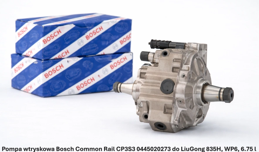 Pompa wtryskowa Bosch Common Rail CP3S3 0445020273 do LiuGong 835H, WP6, 6.75 l - nowa, regeneracja, cena