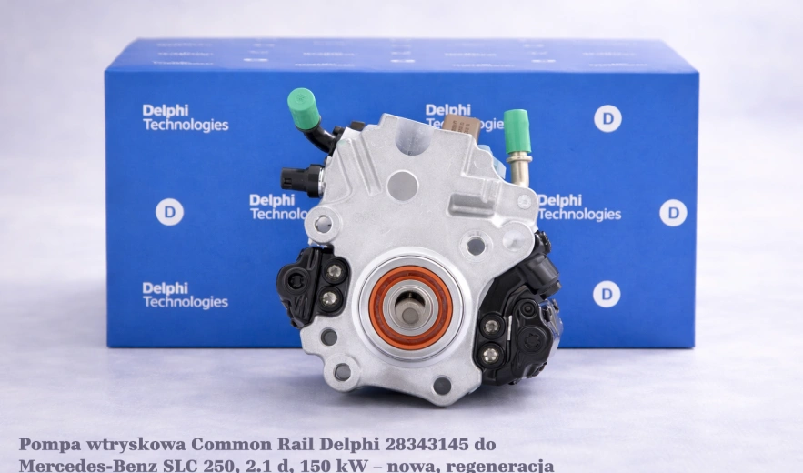 Pompa wtryskowa Common Rail Delphi 28343145 do Mercedes-Benz SLC 250, 2.1 d, 150 kW – nowa, regeneracja