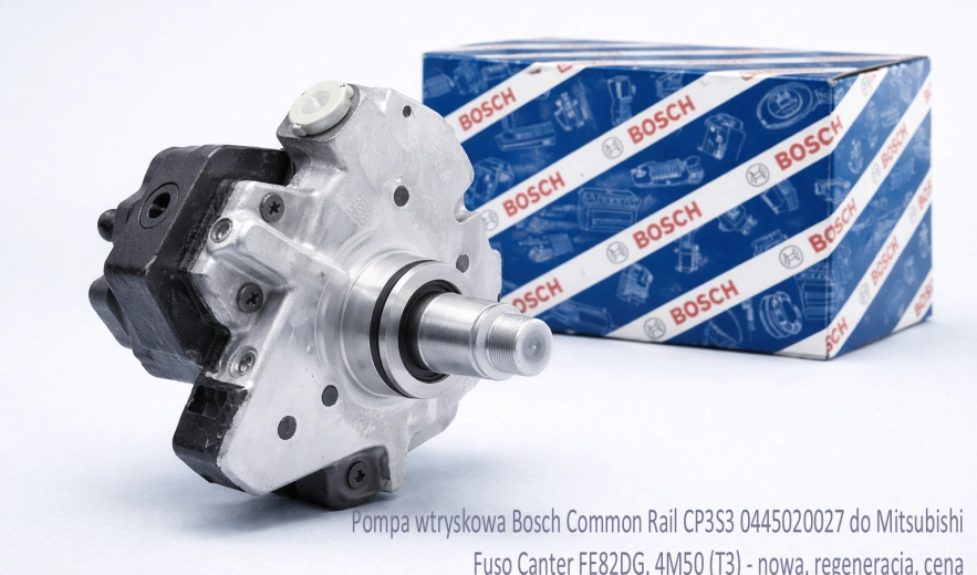 Pompa wtryskowa Bosch Common Rail CP3S3 0445020027 do Mitsubishi Fuso Canter FE82DG, 4M50 (T3) - nowa, regeneracja, cena