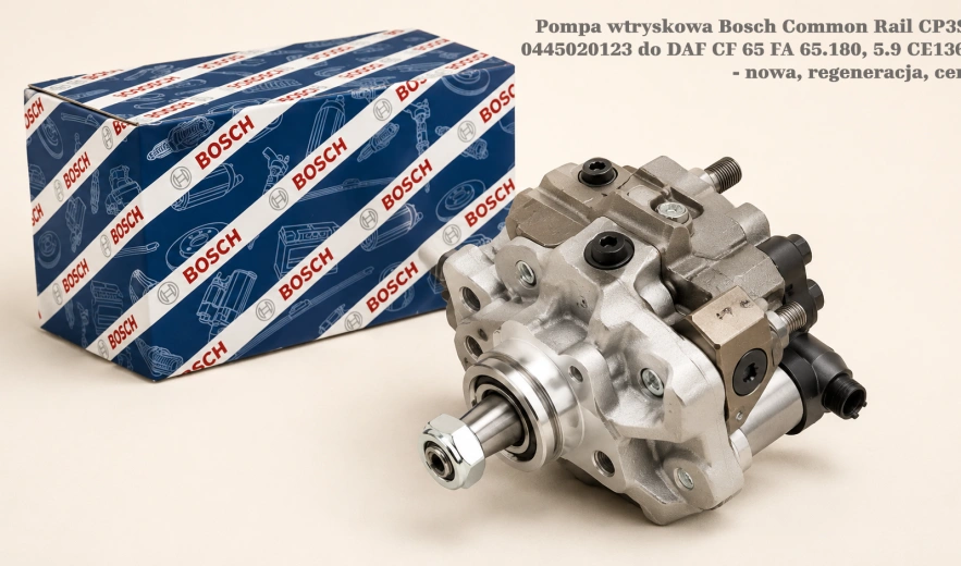 Pompa wtryskowa Bosch Common Rail CP3S3 0445020123 do DAF CF 65 FA 65.180, 5.9 CE136C - nowa, regeneracja, cena