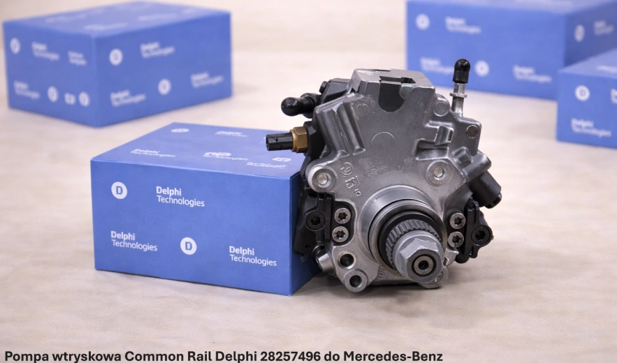 Pompa wtryskowa Common Rail Delphi 28257496 do Mercedes-Benz Viano, 2.0/2.2 CDI, 100-120kW– nowa, regeneracja