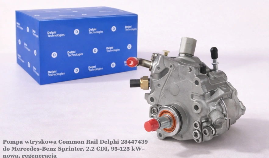 Pompa wtryskowa Common Rail Delphi 28447439 do Mercedes-Benz Sprinter, 2.2 CDI, 95-125 kW – nowa, regeneracja