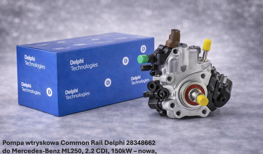 Pompa wtryskowa Common Rail Delphi 28348662 do Mercedes-Benz ML250, 2.2 CDI, 150kW – nowa, regeneracja