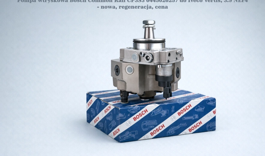 Pompa wtryskowa Bosch Common Rail CP3S3 0445020257 do Iveco Vertis, 3.9 NEF4 - nowa, regeneracja, cena