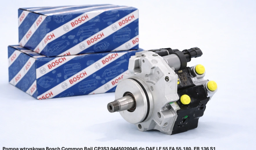 Pompa wtryskowa Bosch Common Rail CP3S3 0445020045 do DAF LF 55 FA 55.180, FR 136 S1 - nowa, regeneracja, cena