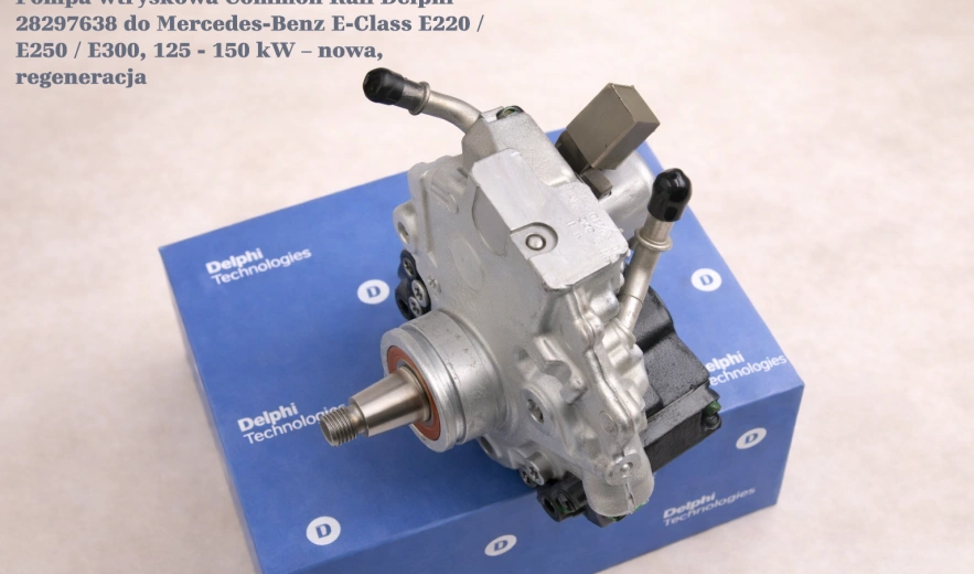 Pompa wtryskowa Common Rail Delphi 28297638 do Mercedes-Benz E-Class E220 / E250 / E300, 125 - 150 kW – nowa, regeneracja