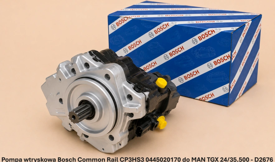 Pompa wtryskowa Bosch Common Rail CP3HS3 0445020170 do MAN TGX 24/35.500 - D2676 - nowa, regeneracja, cena