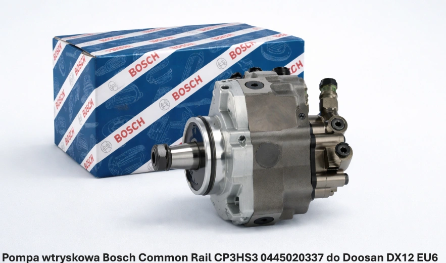Pompa wtryskowa Bosch Common Rail CP3HS3 0445020337 do Doosan DX12 EU6 – nowa, regeneracja, cena