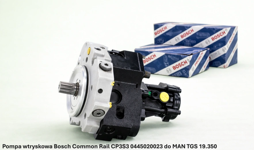 Pompa wtryskowa Bosch Common Rail CP3S3 0445020023 do MAN TGS 19.350 – D2066 – LF03 - nowa, regeneracja, cena