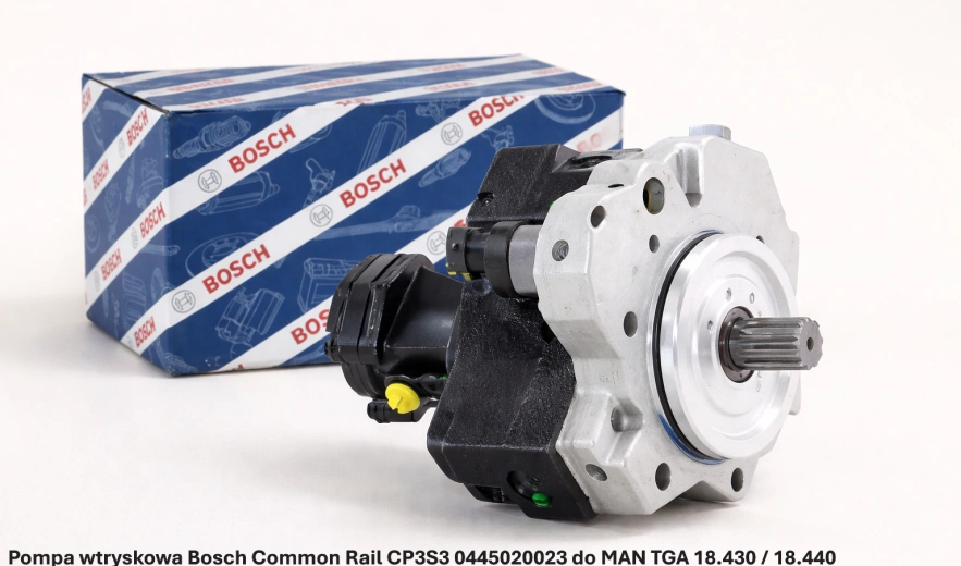 Pompa wtryskowa Bosch Common Rail CP3S3 0445020023 do MAN TGA 18.430 / 18.440 – D2066 LF01/LF11 - nowa, regeneracja, cena