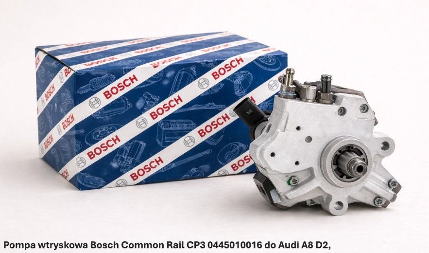 Pompa wtryskowa Bosch Common Rail CP3 0445010016 do Audi A8 D2, 3.3 TDI - nowa, regeneracja, cena