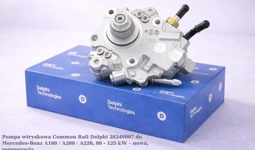 Pompa wtryskowa Common Rail Delphi 28249007 do Mercedes-Benz A180 / A200 / A220, 80 - 125 kW – nowa, regeneracja