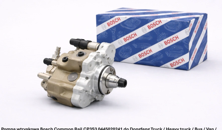 Pompa wtryskowa Bosch Common Rail CP3S3 0445020241 do Dongfeng Truck / Heavy truck / Bus / Van / Commercial vehicle, ISDe300, 6.7 l - nowa, regeneracja, cena