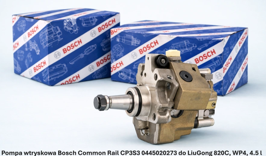 Pompa wtryskowa Bosch Common Rail CP3S3 0445020273 do LiuGong 820C, WP4, 4.5 l - nowa, regeneracja, cena