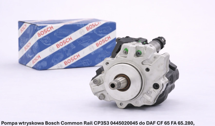 Pompa wtryskowa Bosch Common Rail CP3S3 0445020045 do DAF CF 65 FA 65.280, GR 210 S1- nowa, regeneracja, cena