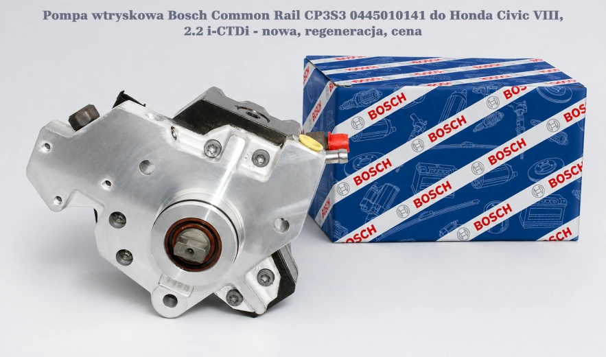 Pompa wtryskowa Bosch Common Rail CP3S3 0445010141 do Honda Civic VIII, 2.2 i-CTDi - nowa, regeneracja, cena