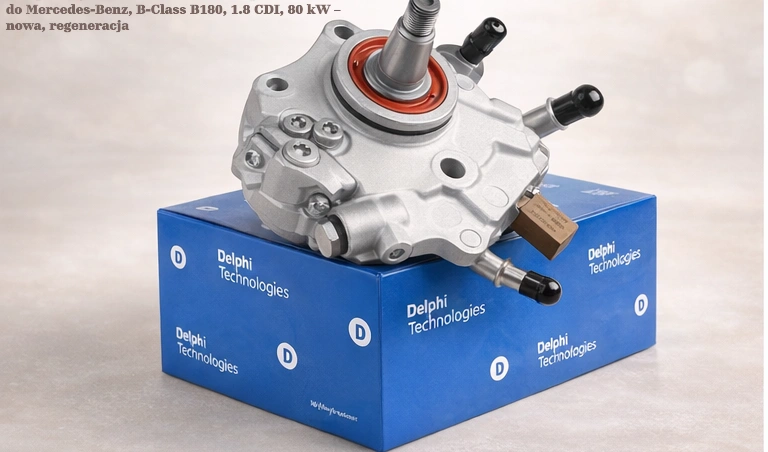 Pompa wtryskowa Common Rail Delphi 28343144 do Mercedes-Benz, B-Class B180, 1.8 CDI, 80 kW – nowa, regeneracja