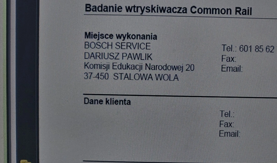 Jak rozpoznać, że wtryskiwacze Common Rail są do regeneracji?