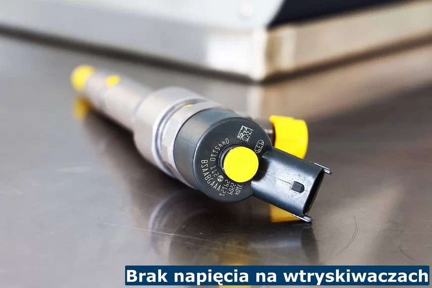 Brak napięcia na wtryskiwaczach Brak prądu na wtryskach