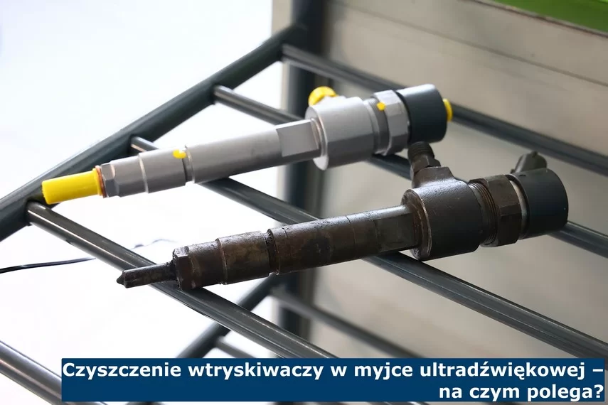 Czyszczenie wtryskiwaczy w myjce ultradźwiękowej 