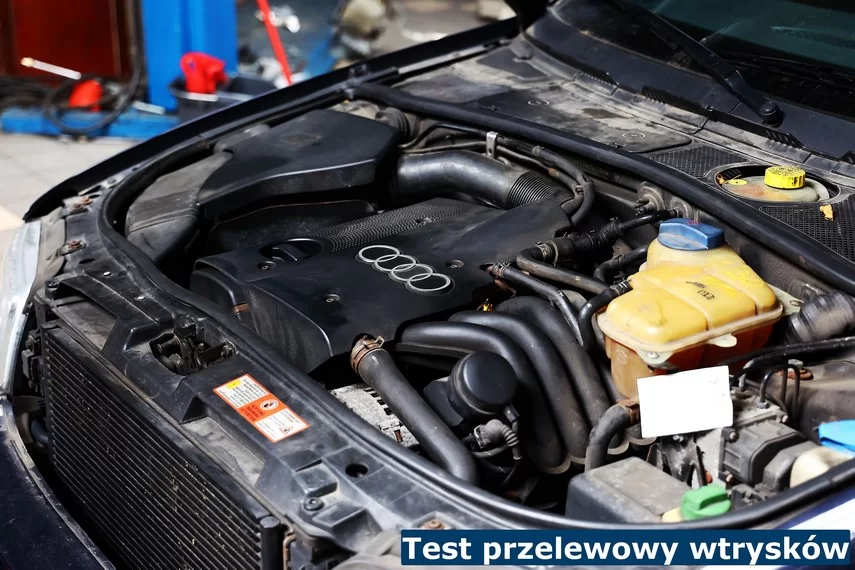 Test przelewowy wtrysków Test przelewowy wtryskiwaczy