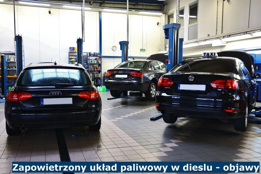 Zapowietrzony układ paliwowy w dieslu - objawy Objawy zapowietrzonego układu paliwowego
