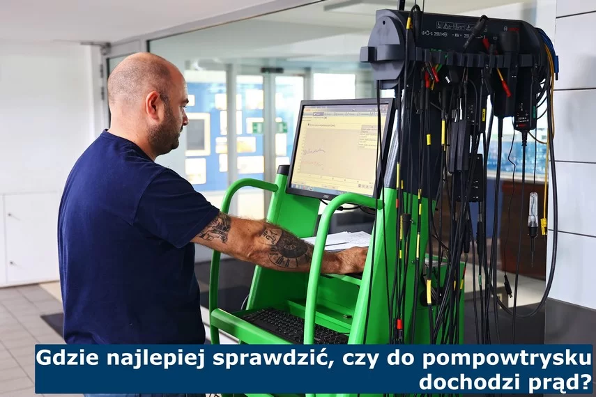 Sprawdzanie napięcia na pompowtryskach