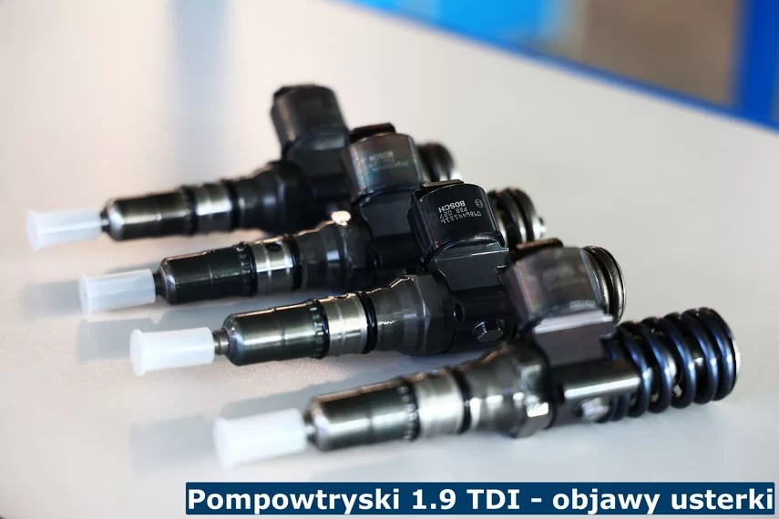 Pompowtryski - objawy usterki