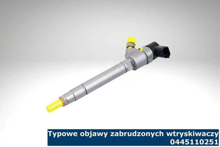 Typowe objawy zabrudzonych wtryskiwaczy 04451102511