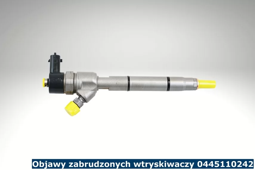 Objawy zabrudzonych wtryskiwaczy 0445110242