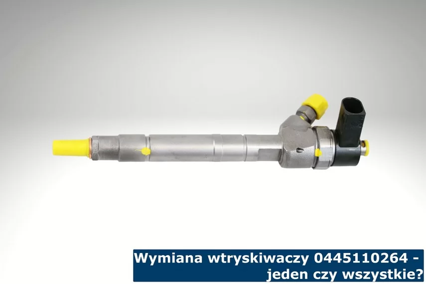 Wymiana wtryskiwaczy 0445110264 - jeden czy wszystkie?