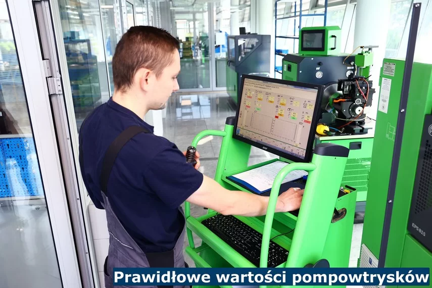 Prawidłowe wartości pompowtrysków Parametry pompowtryskiwaczy