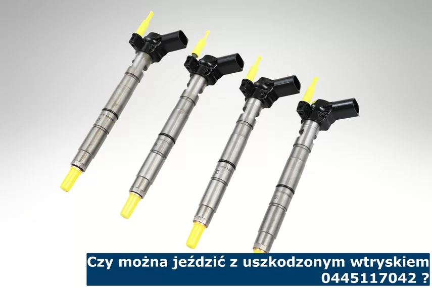 Czy można jeździć z uszkodzonym wtryskiem 04451170421?