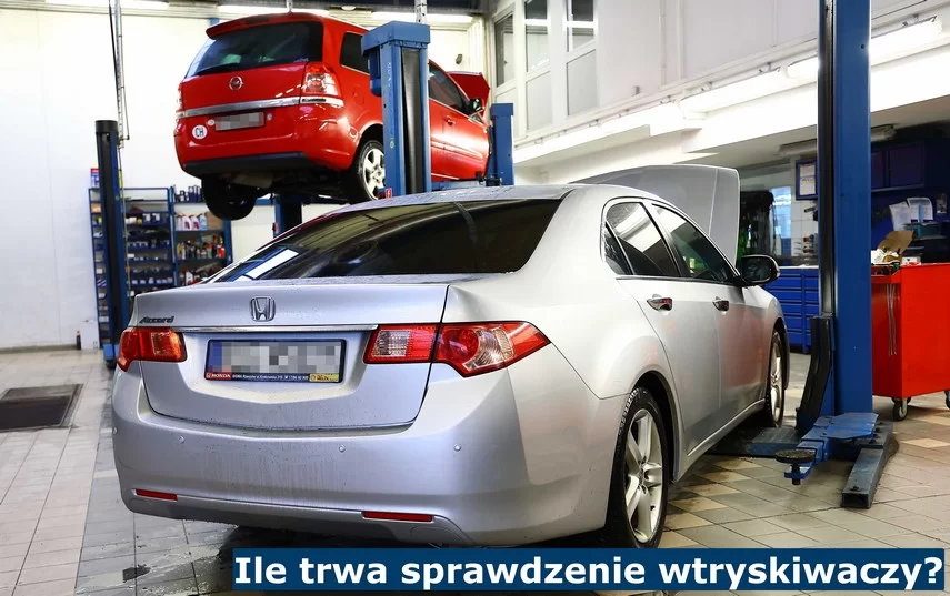 Ile trwa sprawdzenie wtryskiwaczy? Sprawdzenie wtryskiwaczy