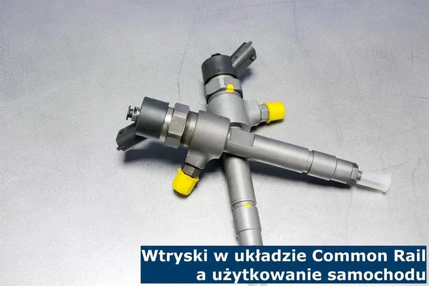 Wtryskiwacz wymontowany z układu Common Rail i wysłany do regeneracji