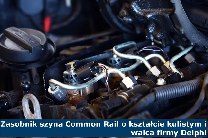 Zasobnik szyna Common Rail o kształcie kulistym i walca firmy Delphi