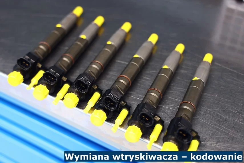 Wymiana wtryskiwacza – kodowanie