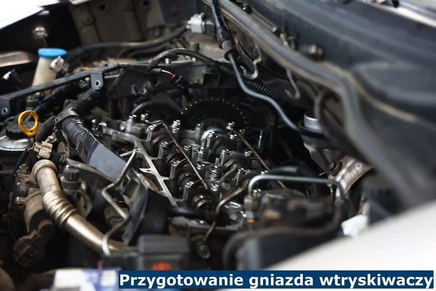 Przygotowanie gniazda wtryskiwaczy Przygotowanie gniazda wtryskiwaczy